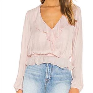 Revolve NWT Show me your Mumu pink blouse size small